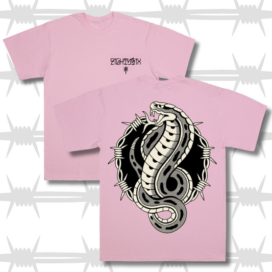 Snake Tee - Pink