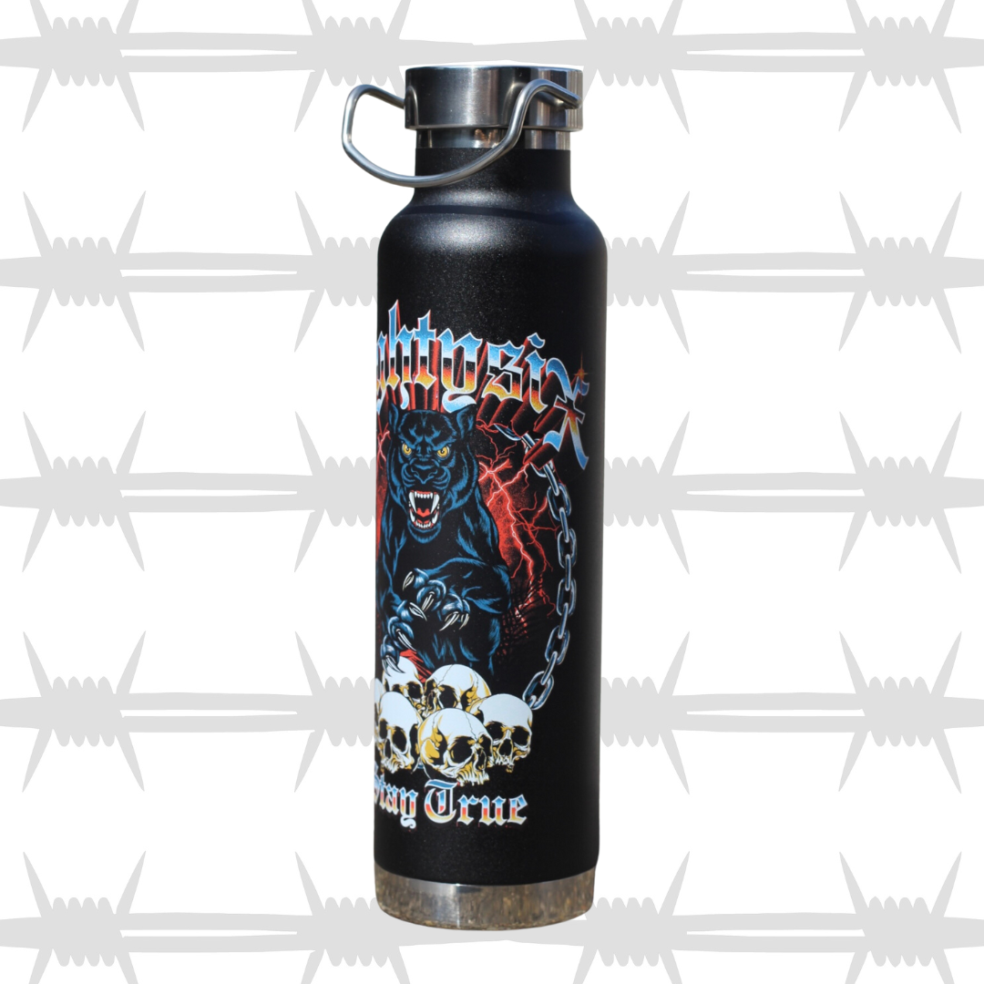 Skull Panther Water Bottle