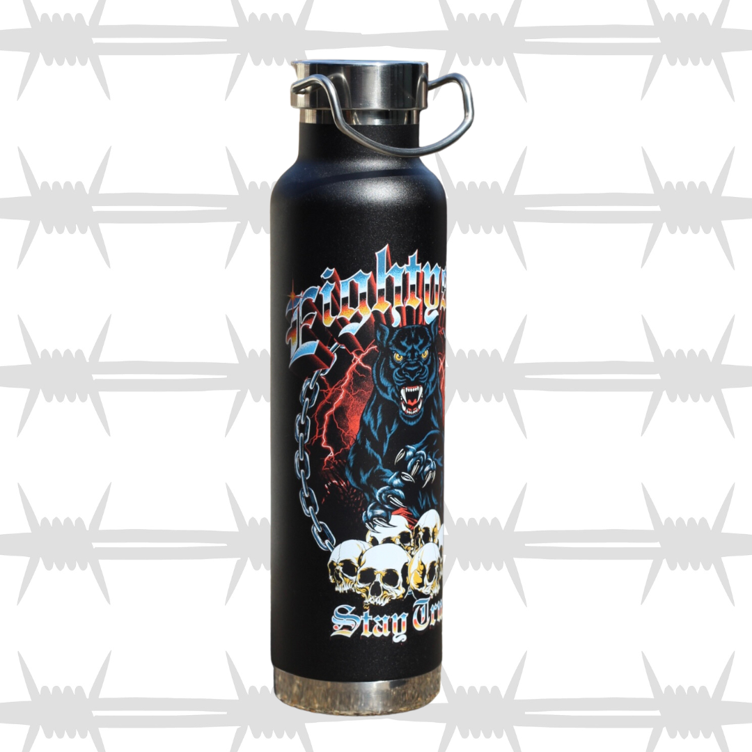 Skull Panther Water Bottle