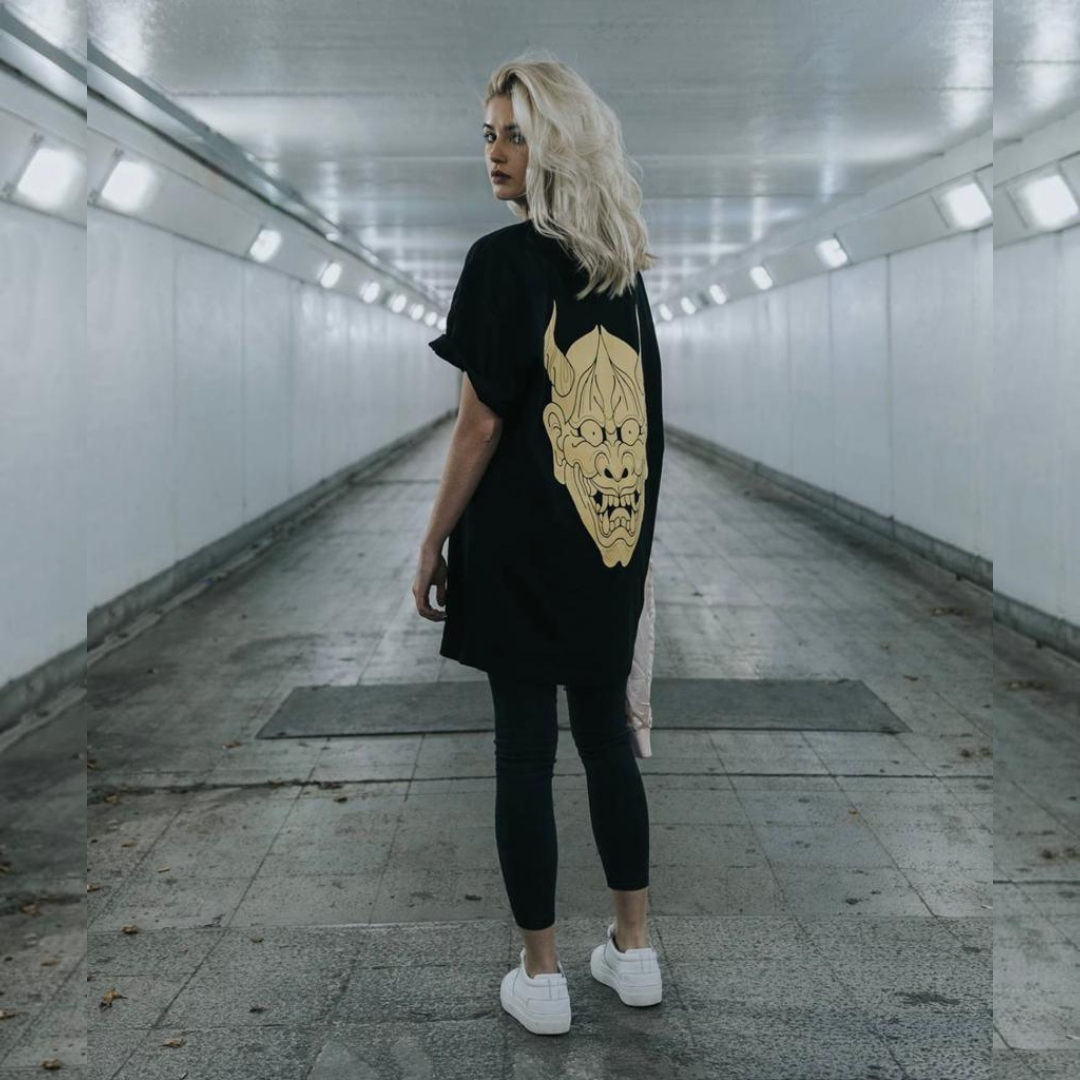 Hannya Tee - Black