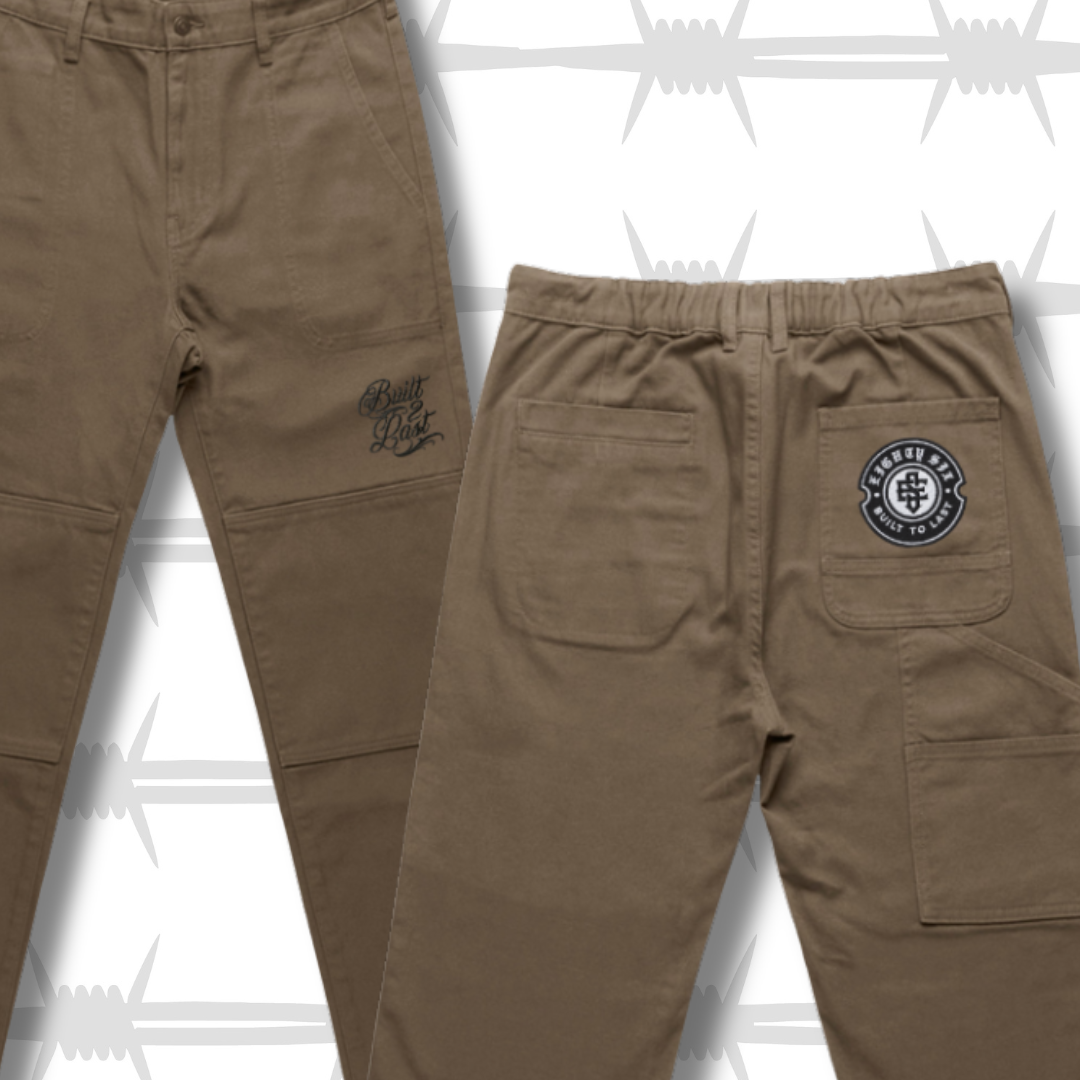 Crest Canvas Trousers