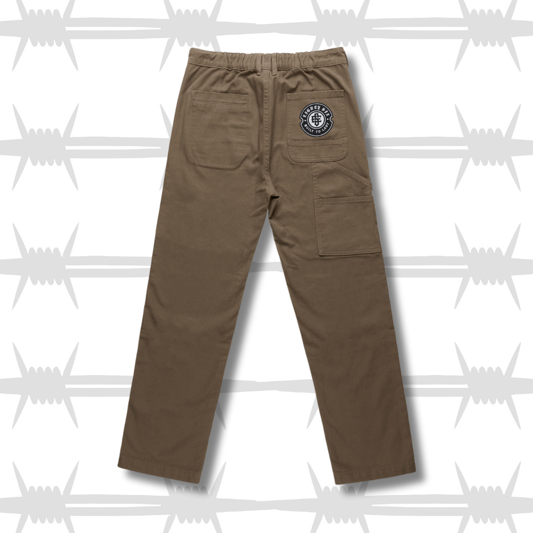 Crest Canvas Trousers