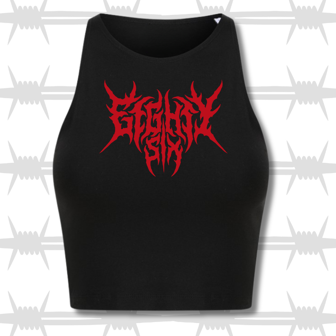 Castle Script Crop Vest