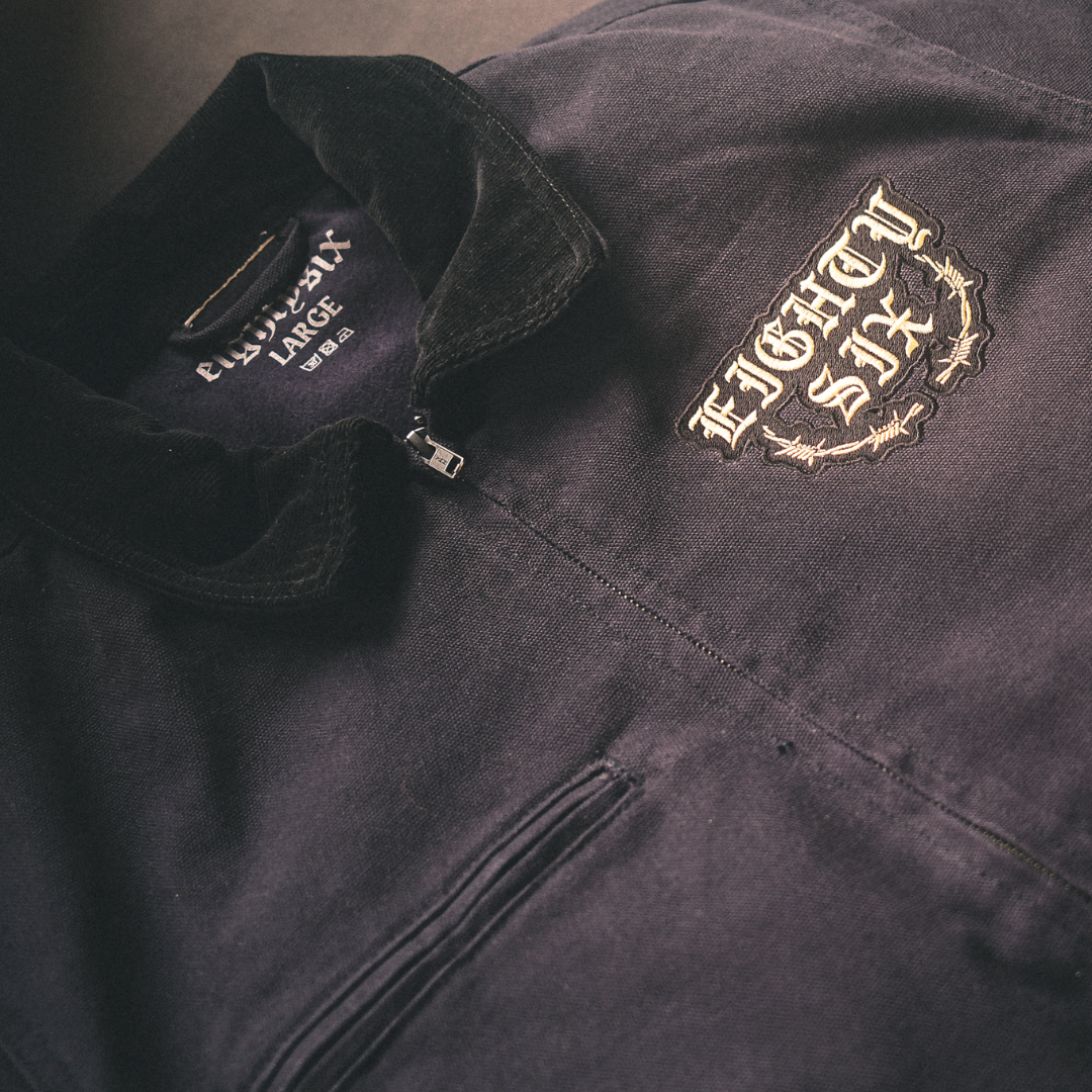 Barbed Cord Collar Jacket