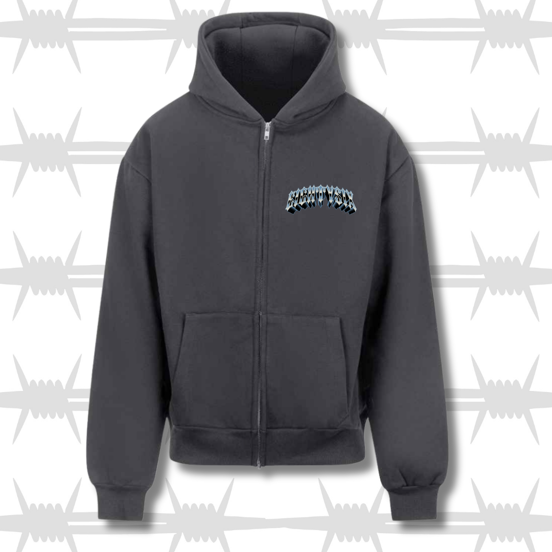 Dicing With Death Zip Hood