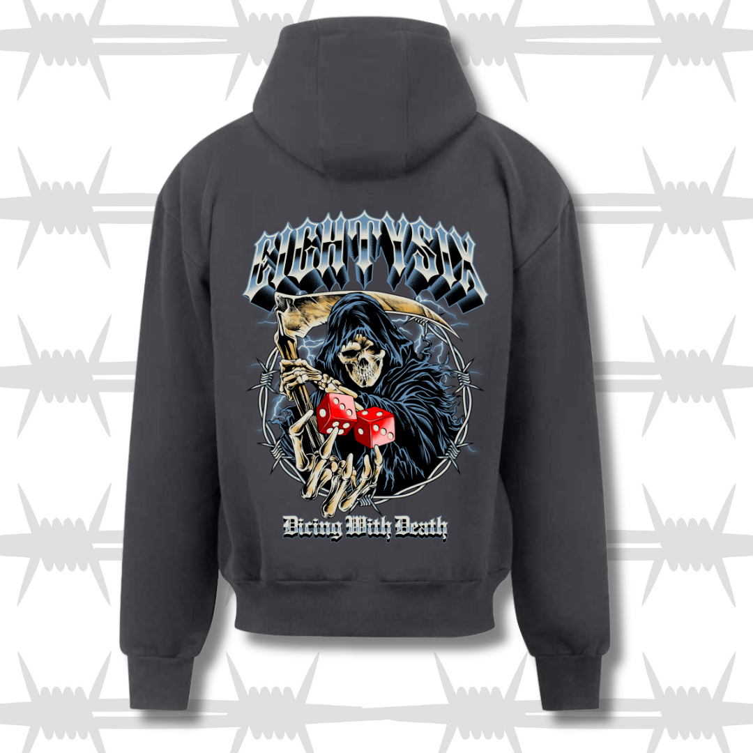Dicing With Death Zip Hood
