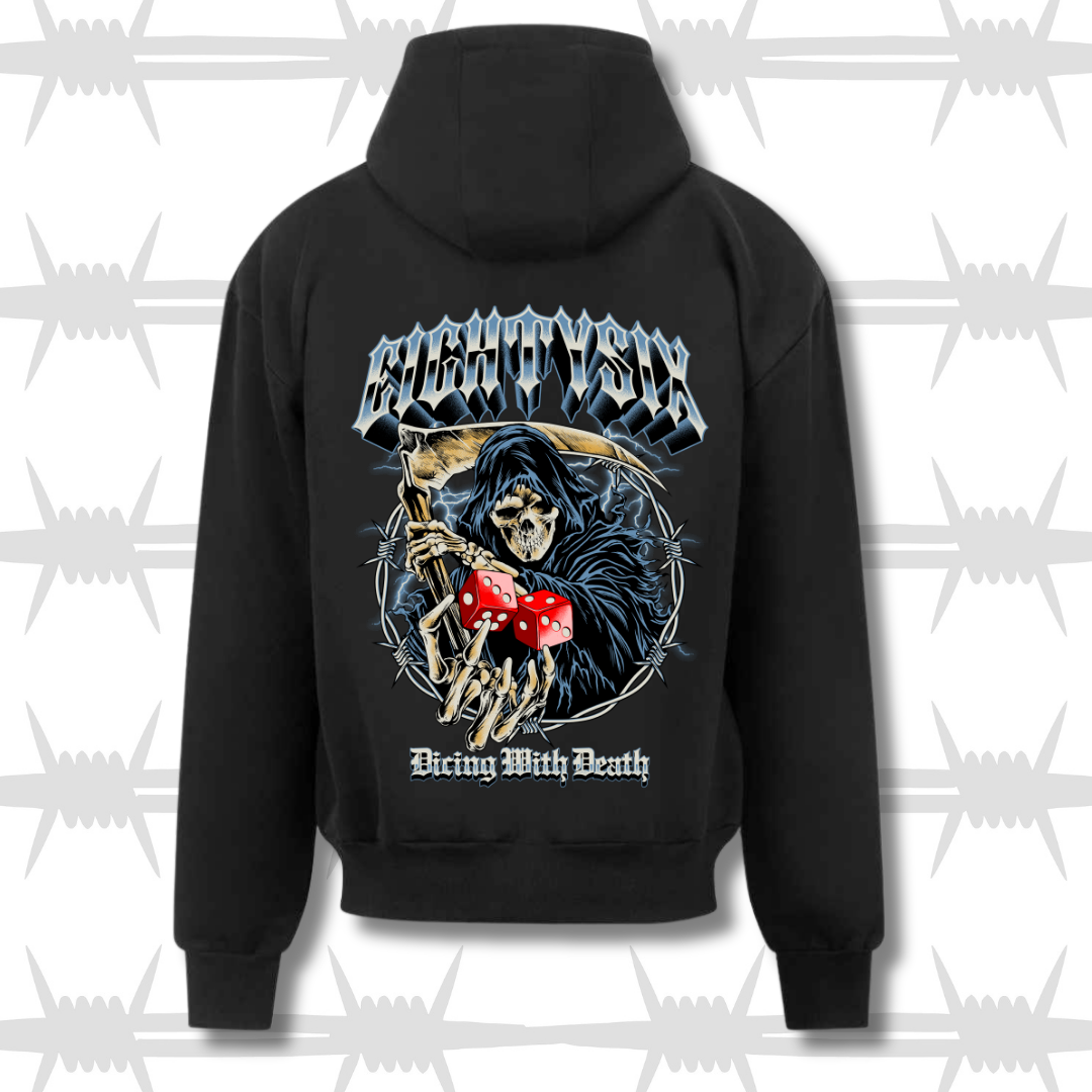 Dicing With Death Zip Hood