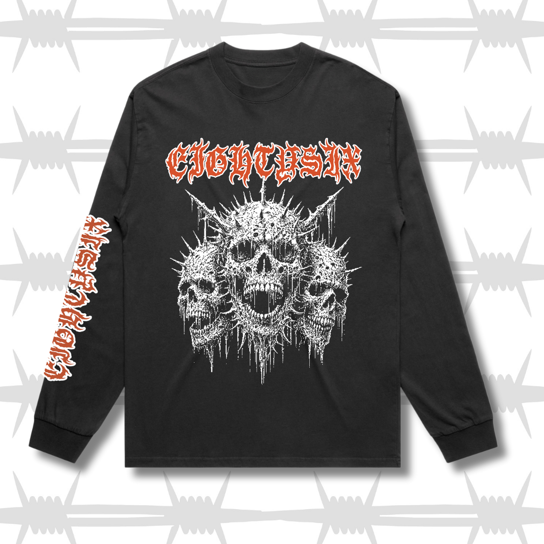 Rotten Skull Longsleeve Tee