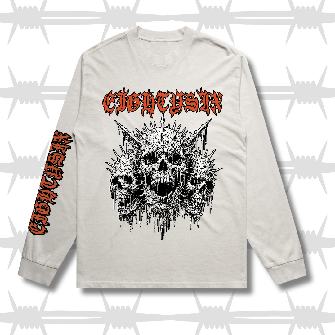 Rotten Skull Longsleeve Tee