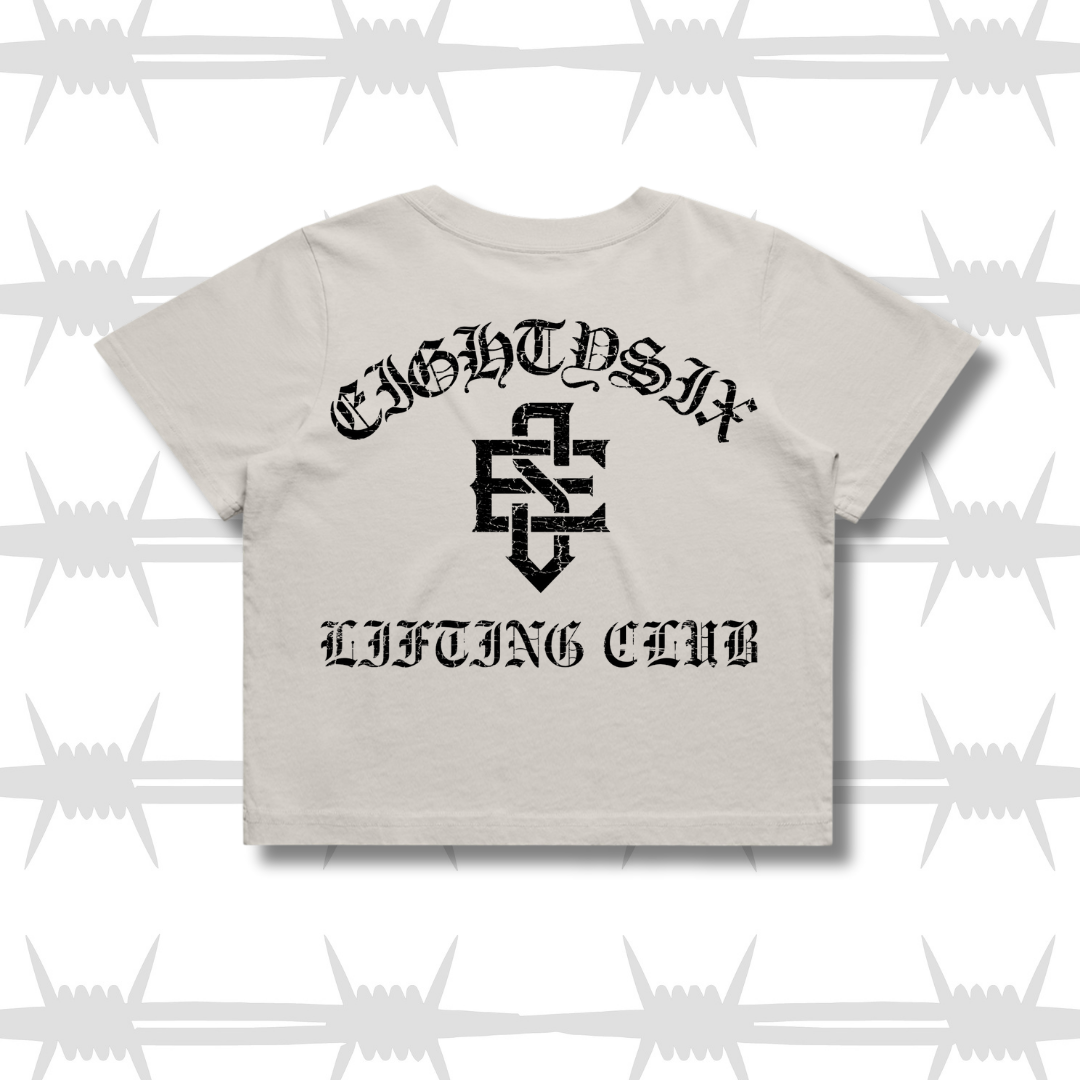 Lifting Club Crop Tee