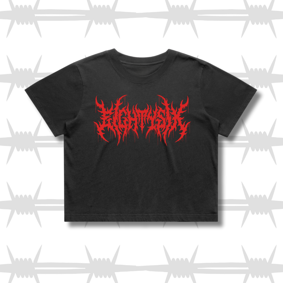 No Days Off Crop Tee