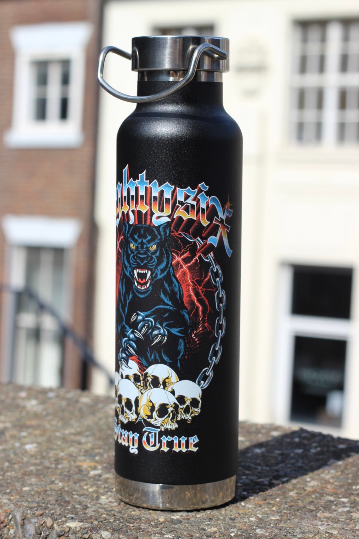 Skull Panther Water Bottle