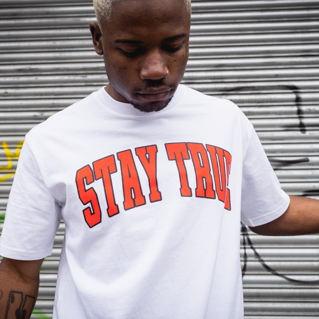 Stay True Varsity Tee