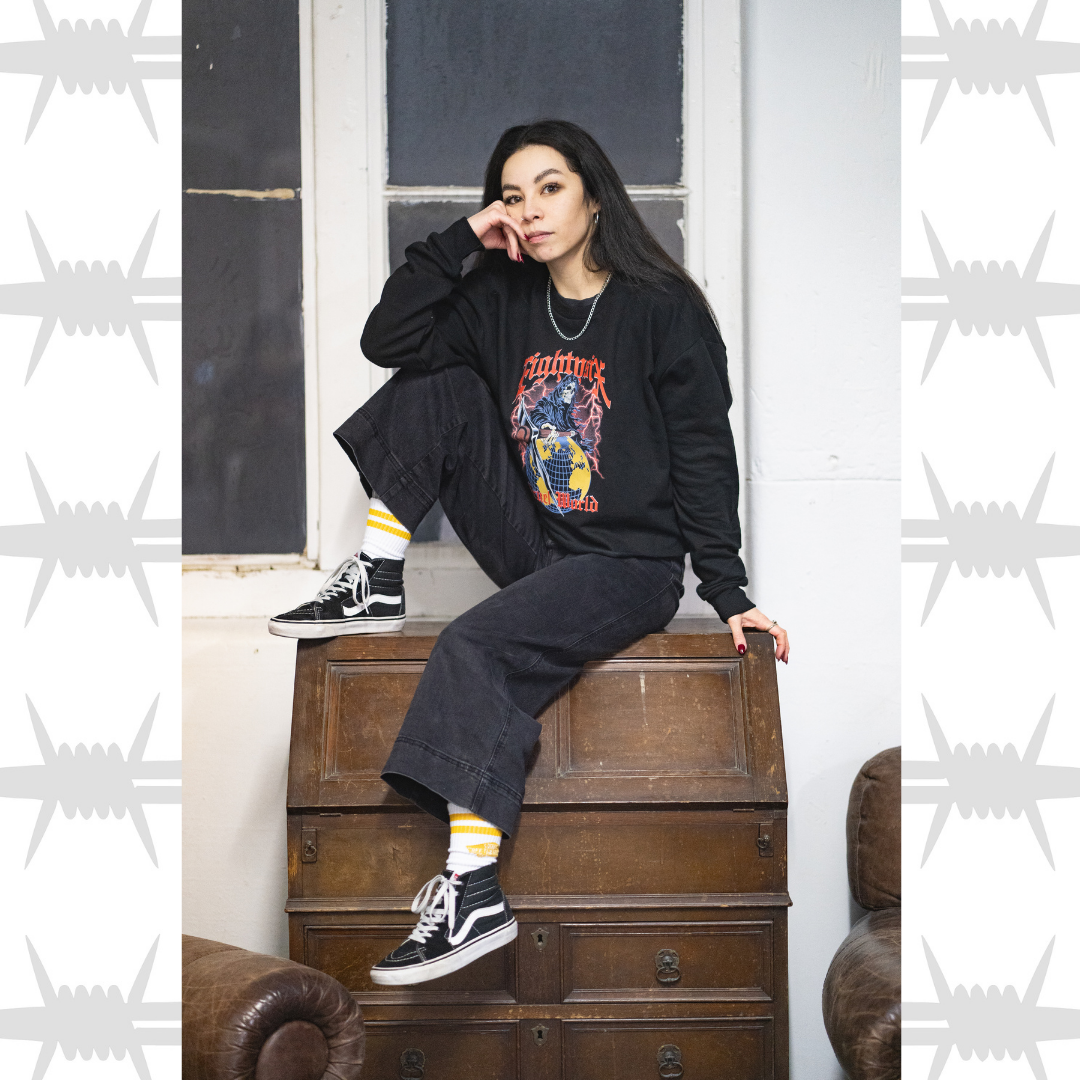 Cruel World Womens Crop Crew