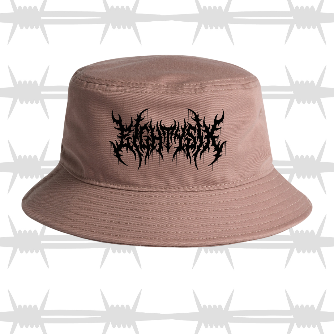 Metal Script Bucket Hat