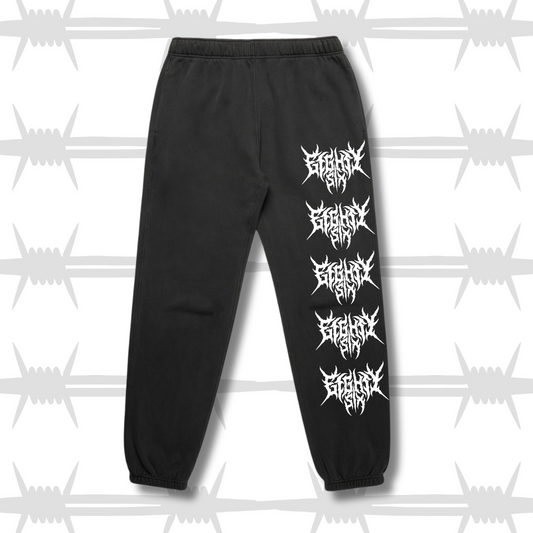 Crypt Joggers - Faded Black - Relax Fit