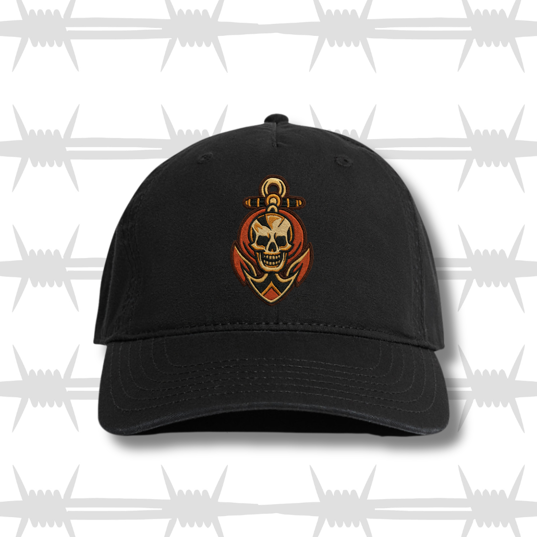 Skull Anchor Dad Cap