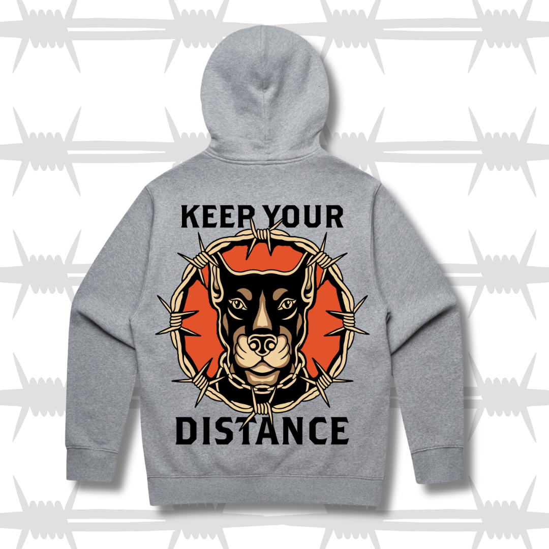 Keep Your Distance Hood - Grey