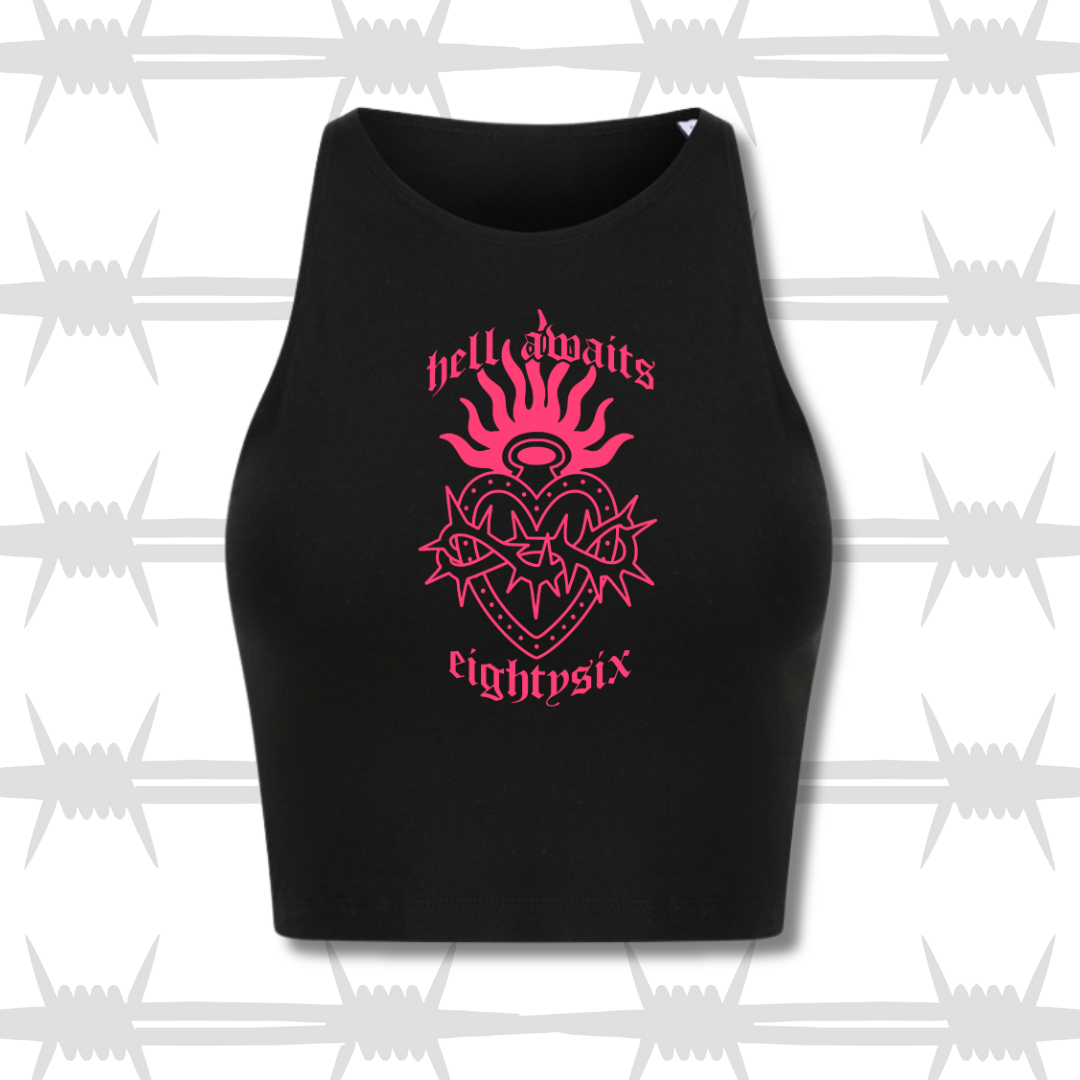 Hell Awaits Crop Vest