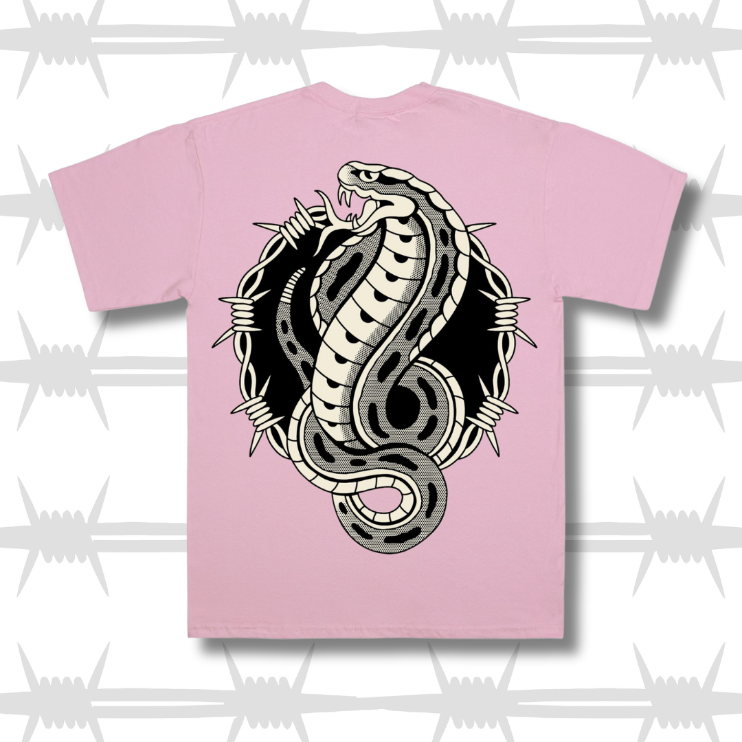 Snake Tee - Pink