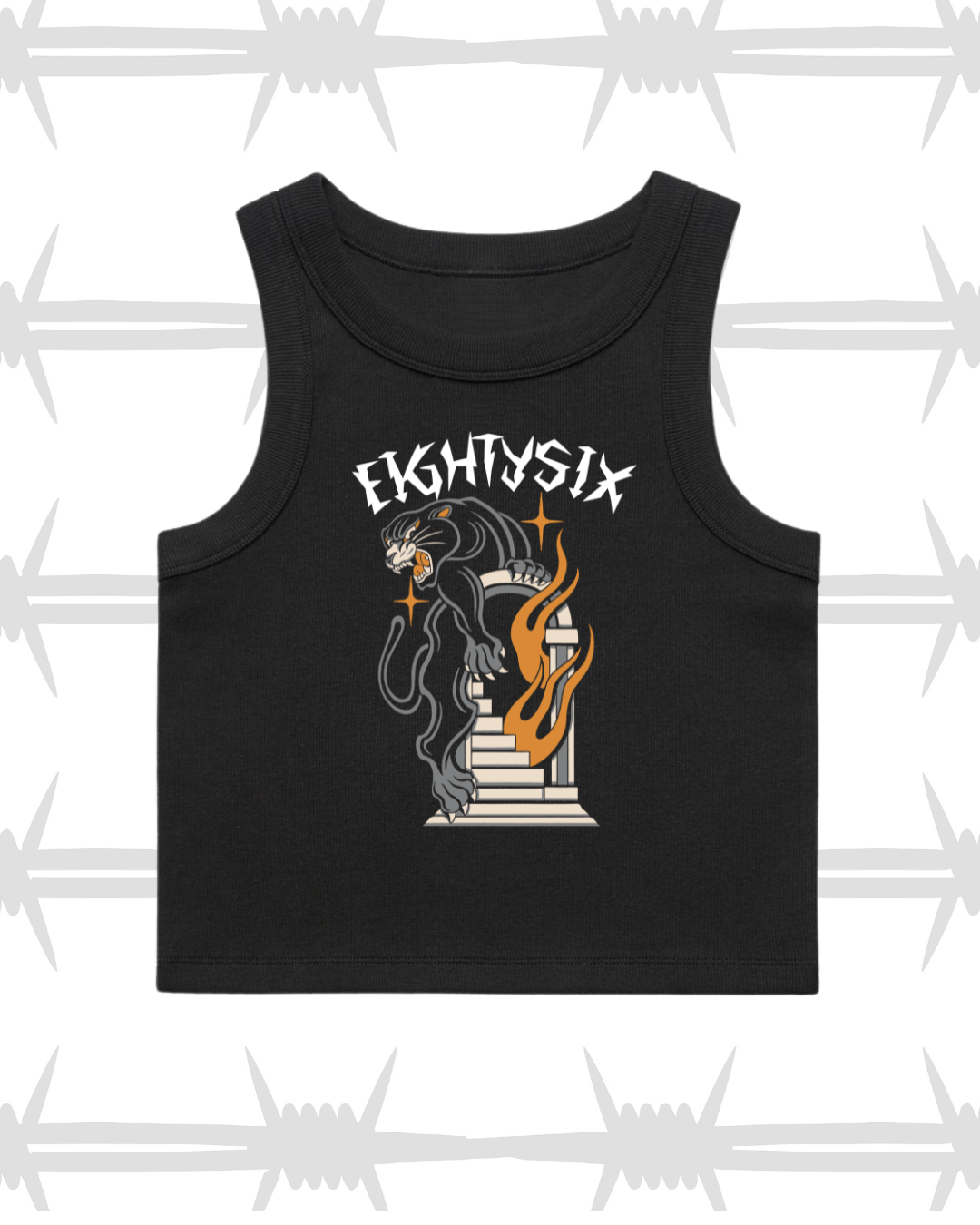 Holy Panther Crop Vest