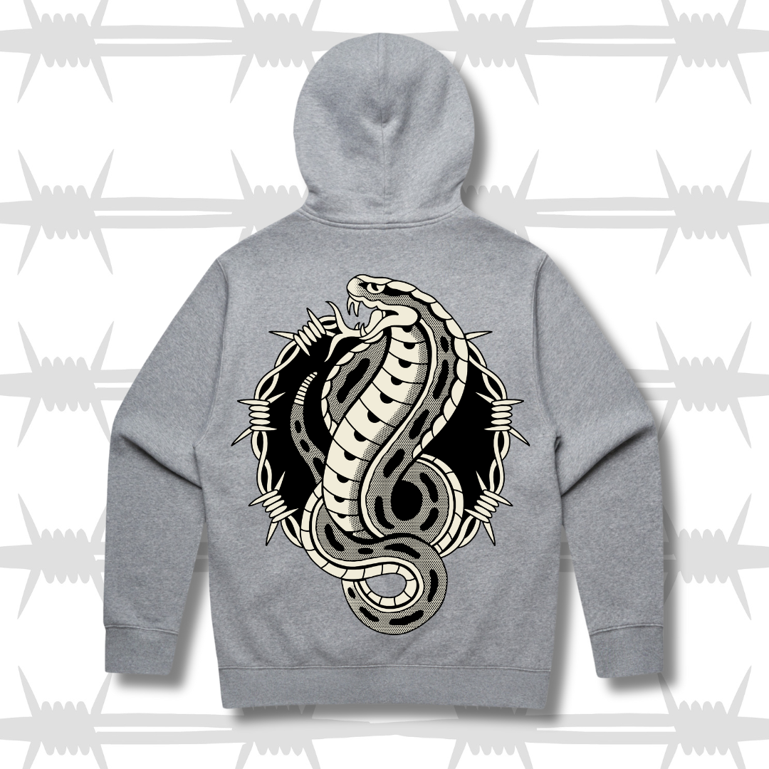 Snake Hood - Grey