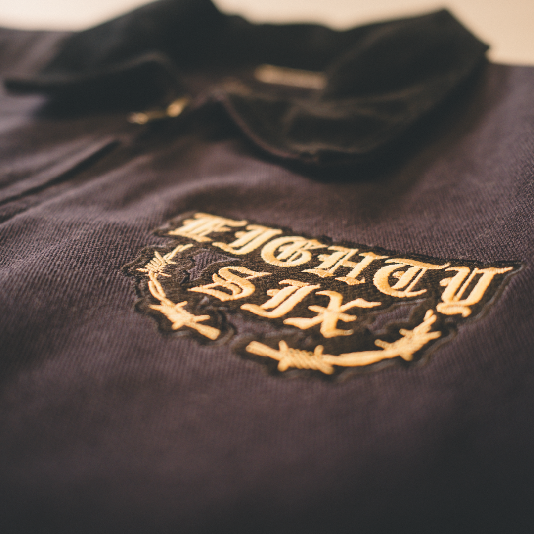 Barbed Cord Collar Jacket
