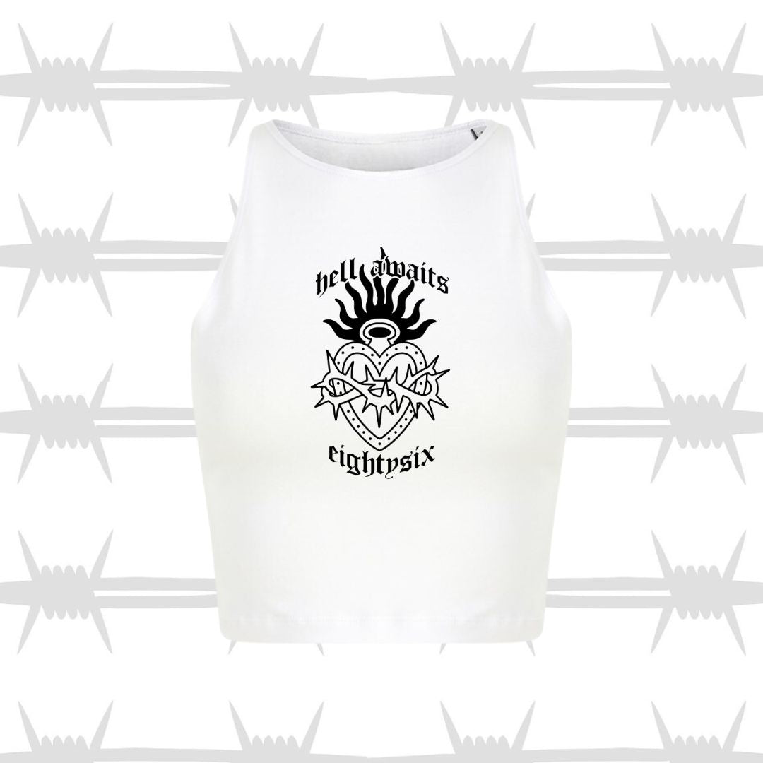 Hell Awaits Crop Vest