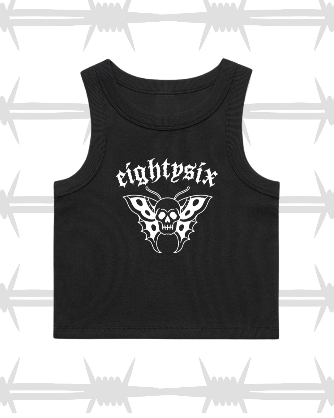 Death Moth Crop Vest