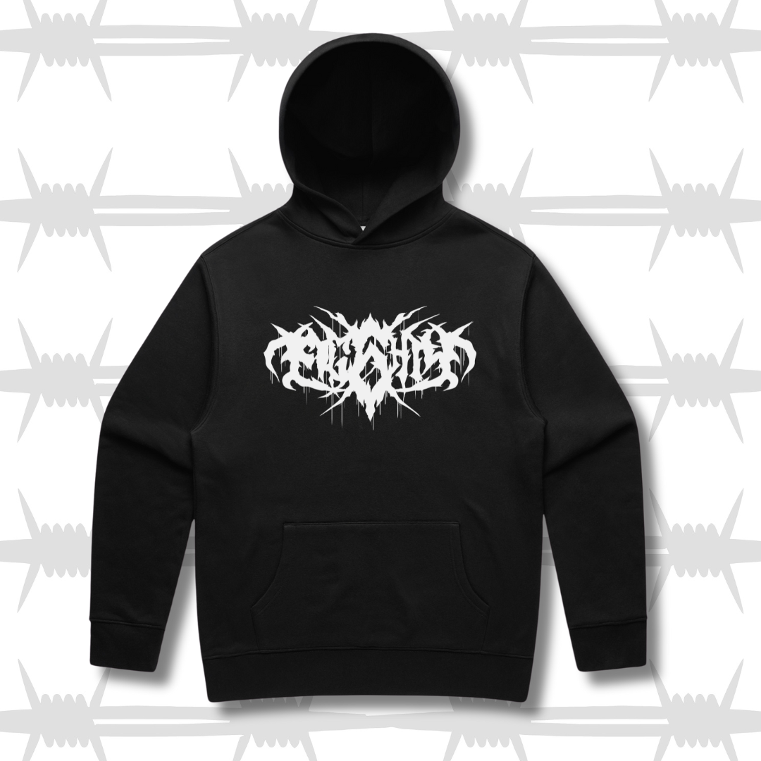 Metal Demon Hood - Black