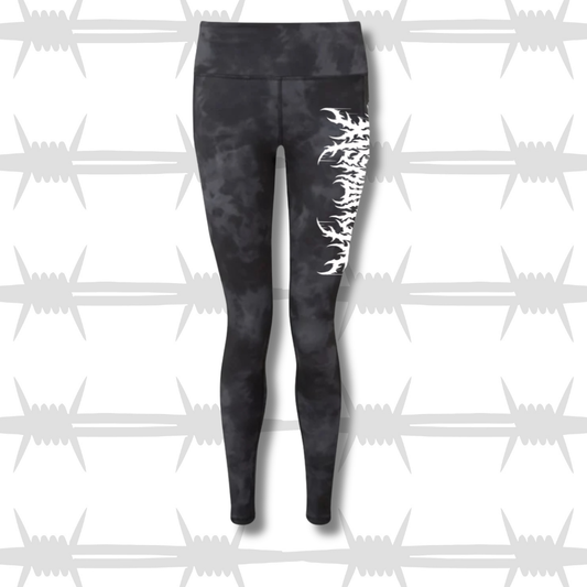 Metal Script Leggings