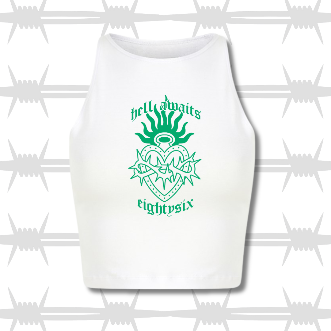 Hell Awaits Crop Vest