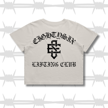 Lifting Club Crop Tee