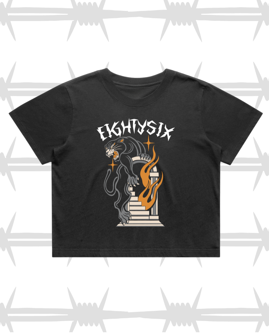 Holy Panther Crop Tee