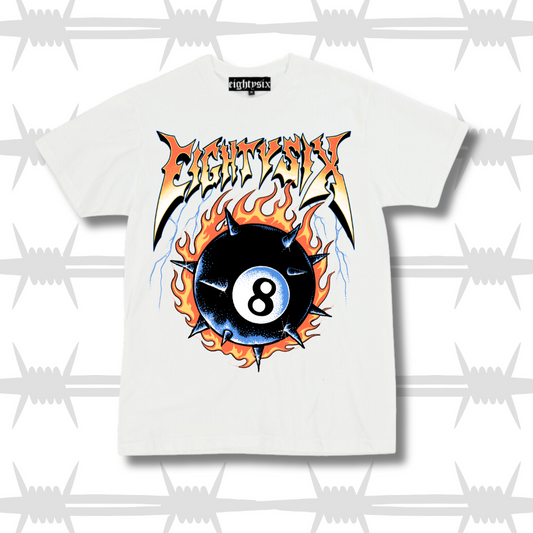 8Ball Tee - White