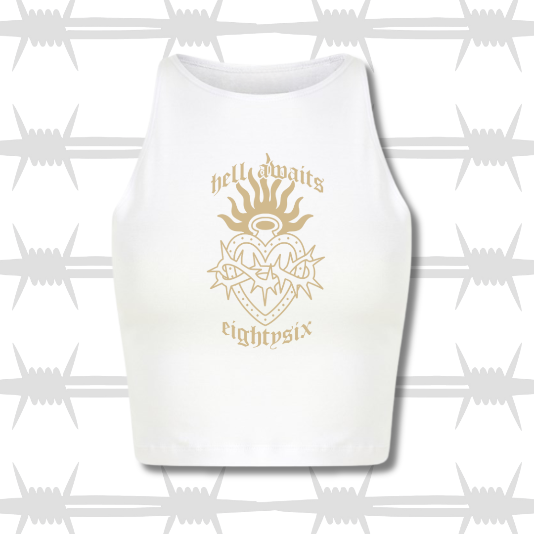 Hell Awaits Crop Vest