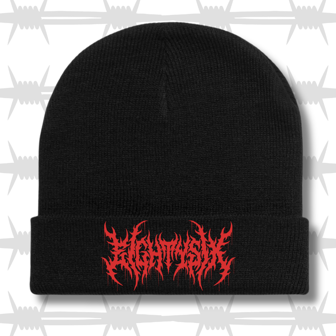 Crypt Beanie - Black/Red