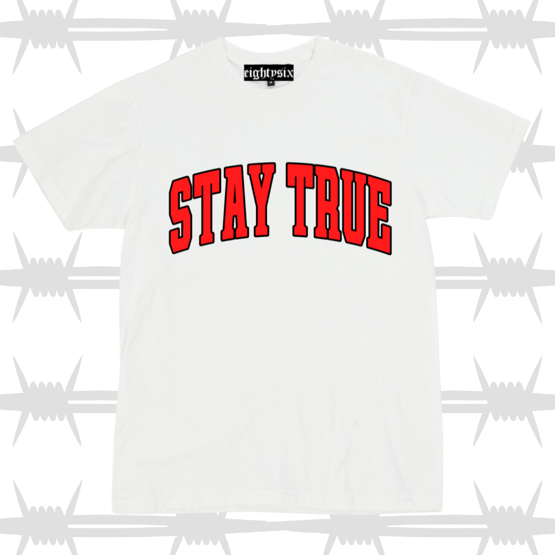 Stay True Varsity Tee