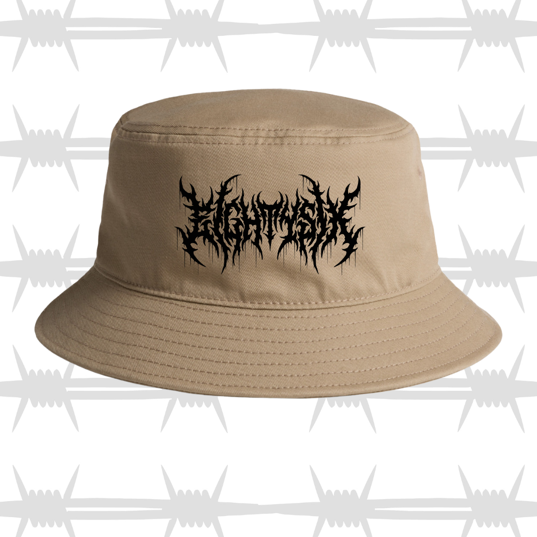 Metal Script Bucket Hat