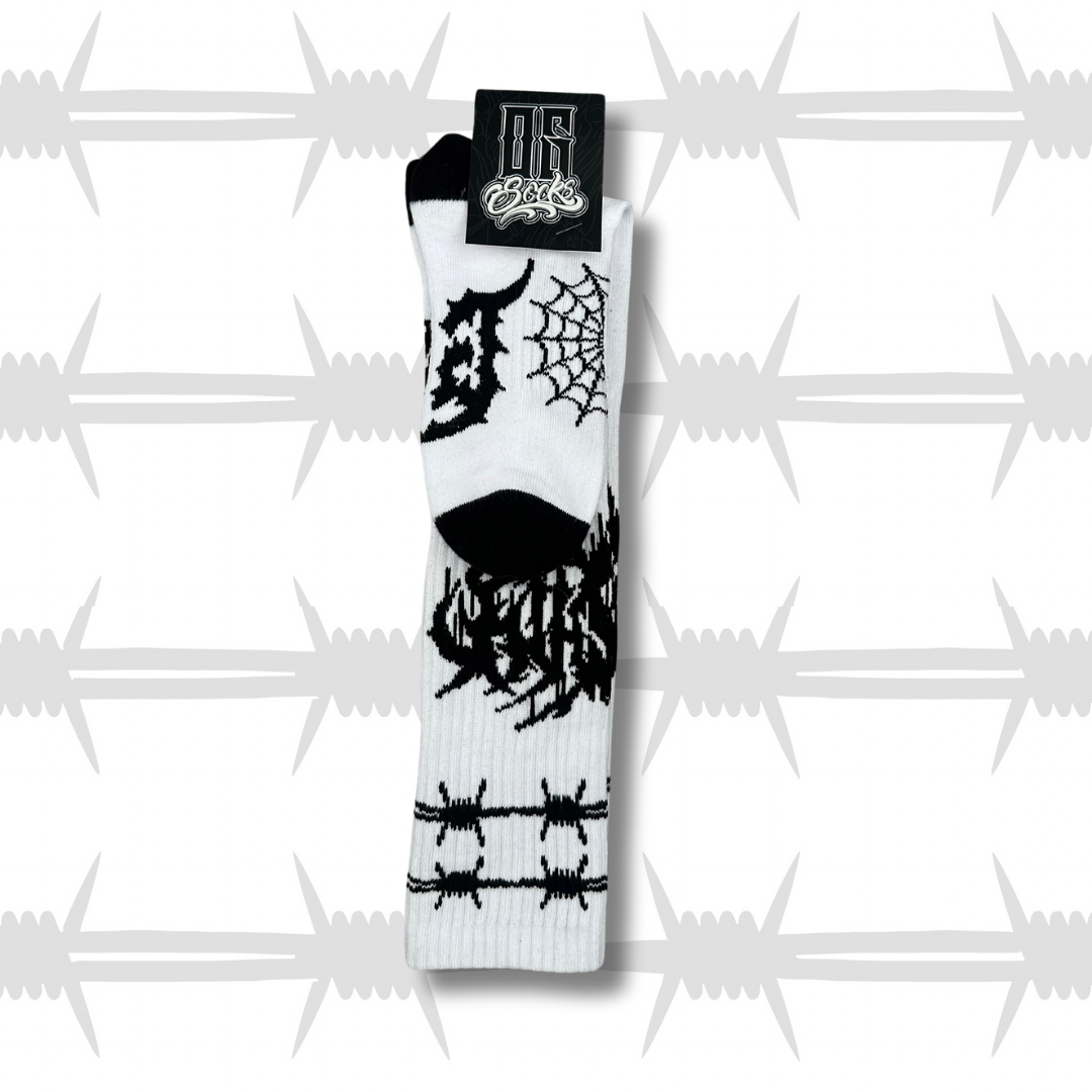 Eightysix and OG socks knee high metal socks 