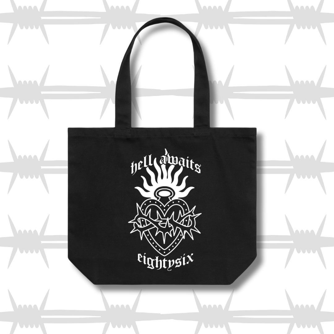 Hell Awaits Tote - Stone