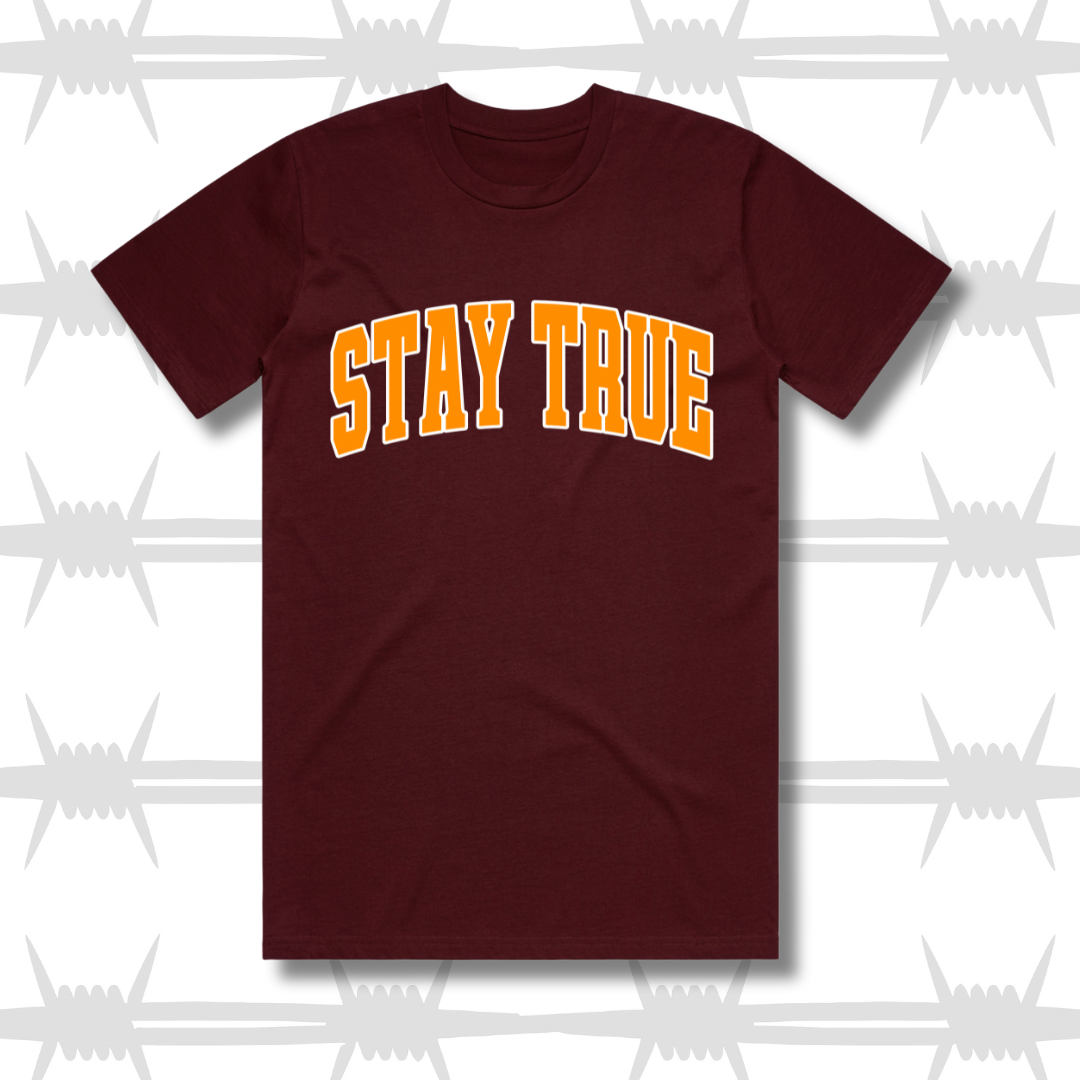 Stay True Varsity Tee